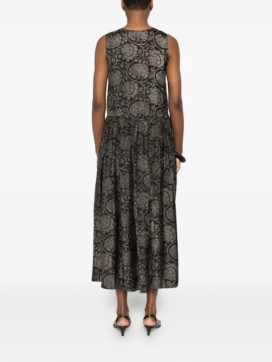 Grey dress,full body view