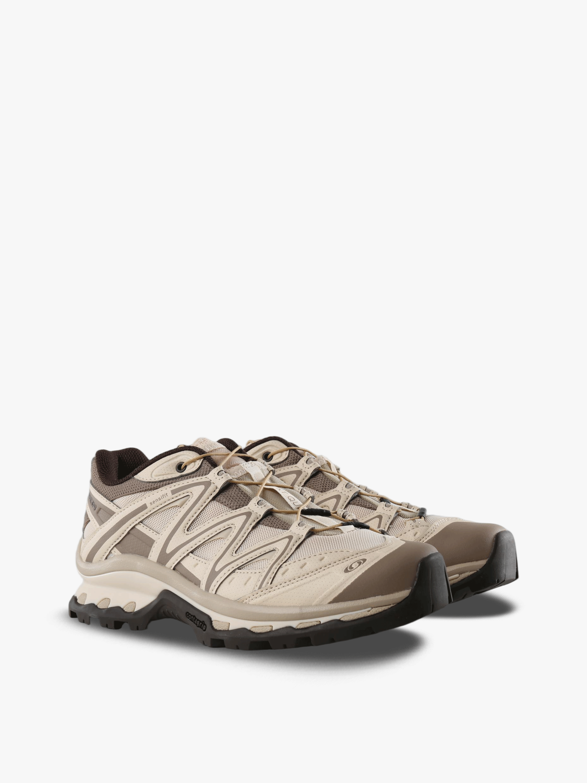 Tan shoes, front view