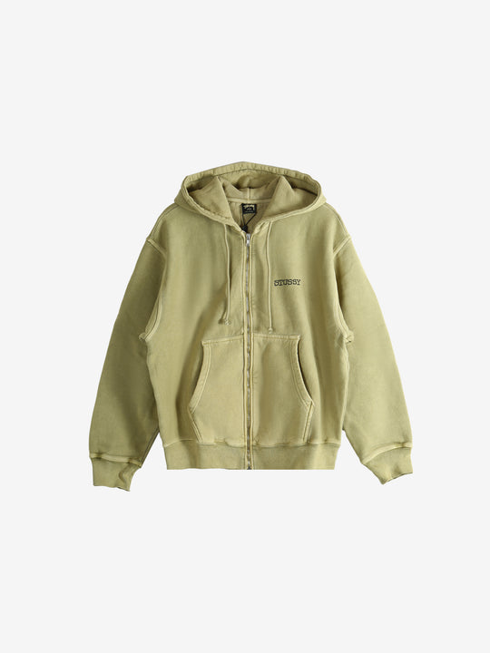 Green hoodie, front view