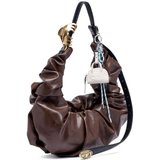 Brown bag, side view(white capsule not included in the product)