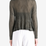 ISSEY MIYAKE - Women Chiffon Twist 2 Shirt