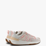 Tan shoes, side view