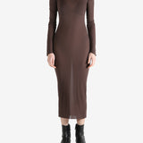 Brown dresses, full body view