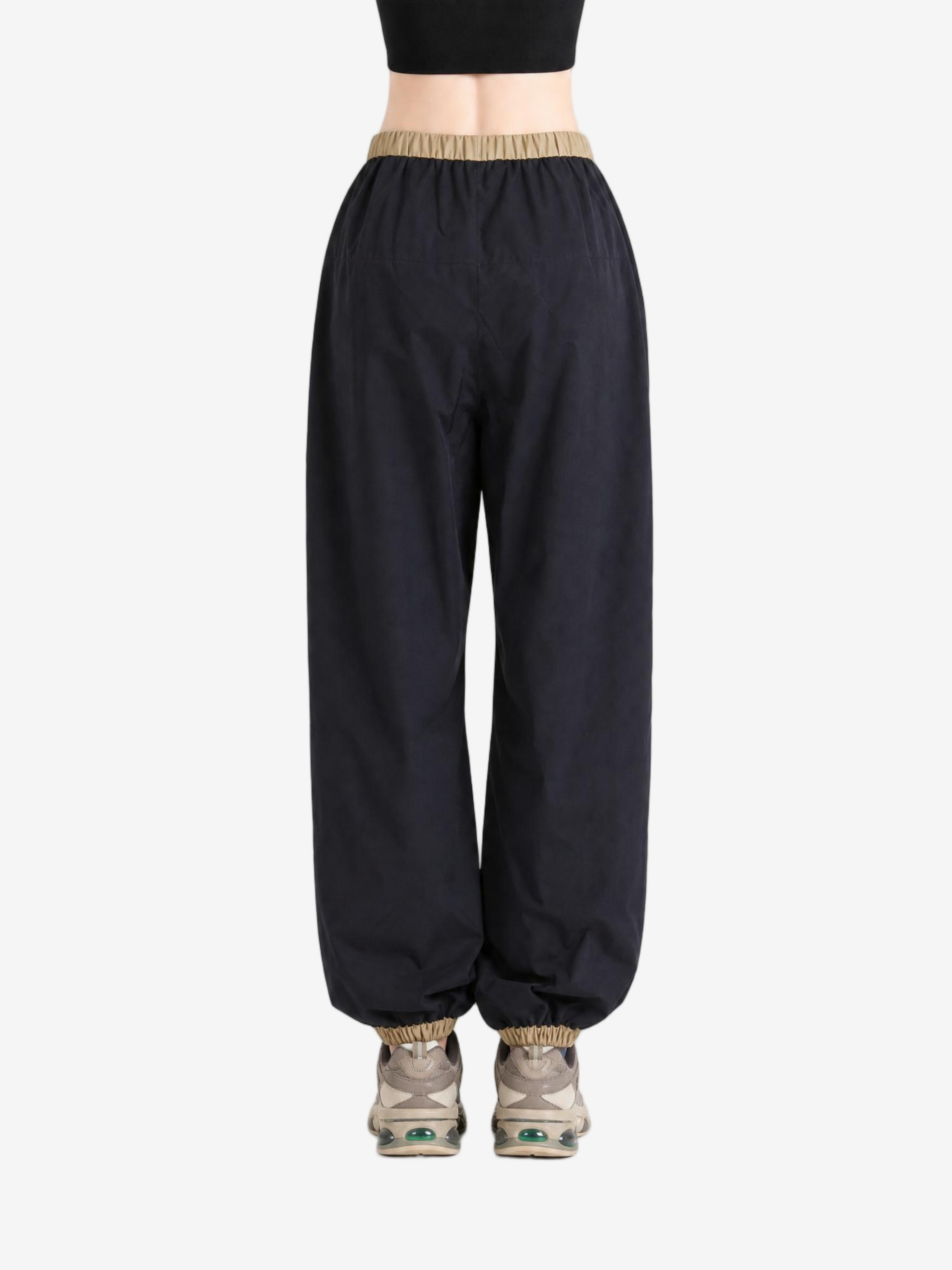 Black pants, full body view