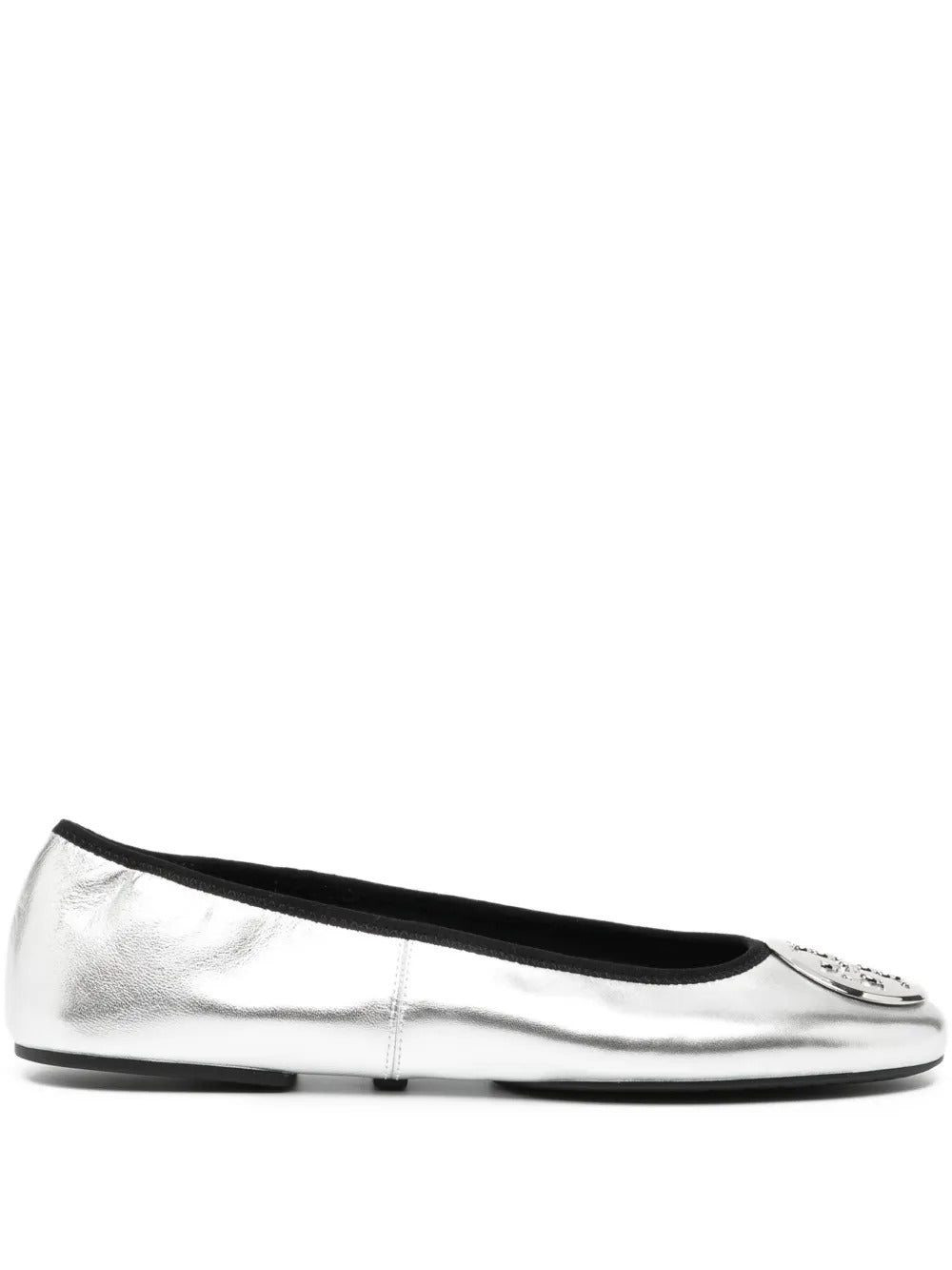 Grey sandals, front view