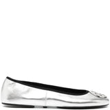 Grey sandals, front view
