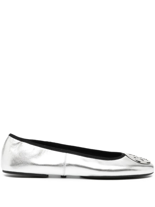 Grey sandals, front view