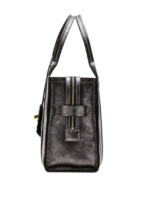 MARC JACOBS - Women The Large Metallic Distressed Leather Tote Bag