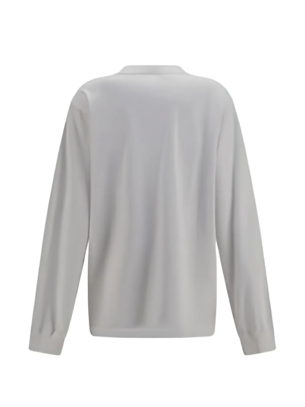 White t-shirt, back view