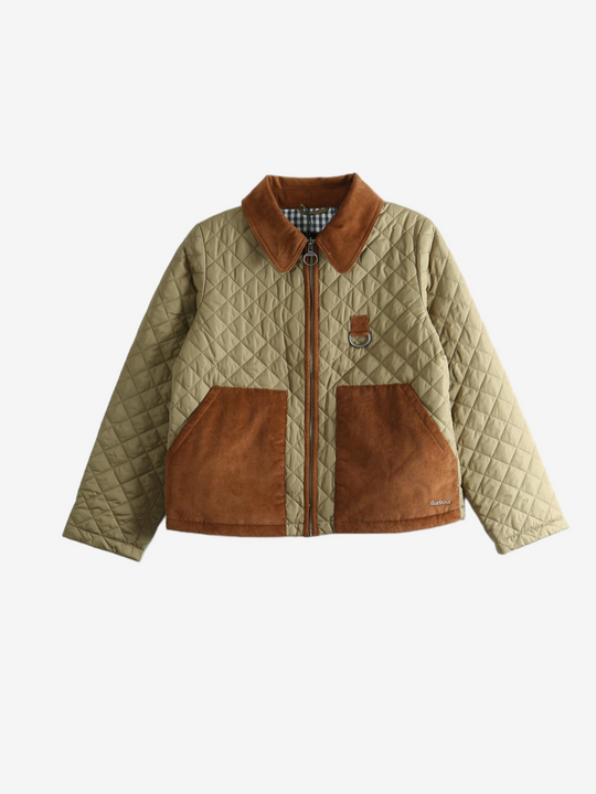 Green jacket, front view