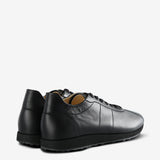 Black sneakers, back view