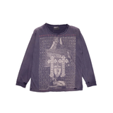 Navy t-shirt, front view