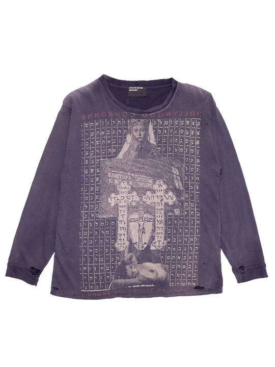 Navy t-shirt, front view