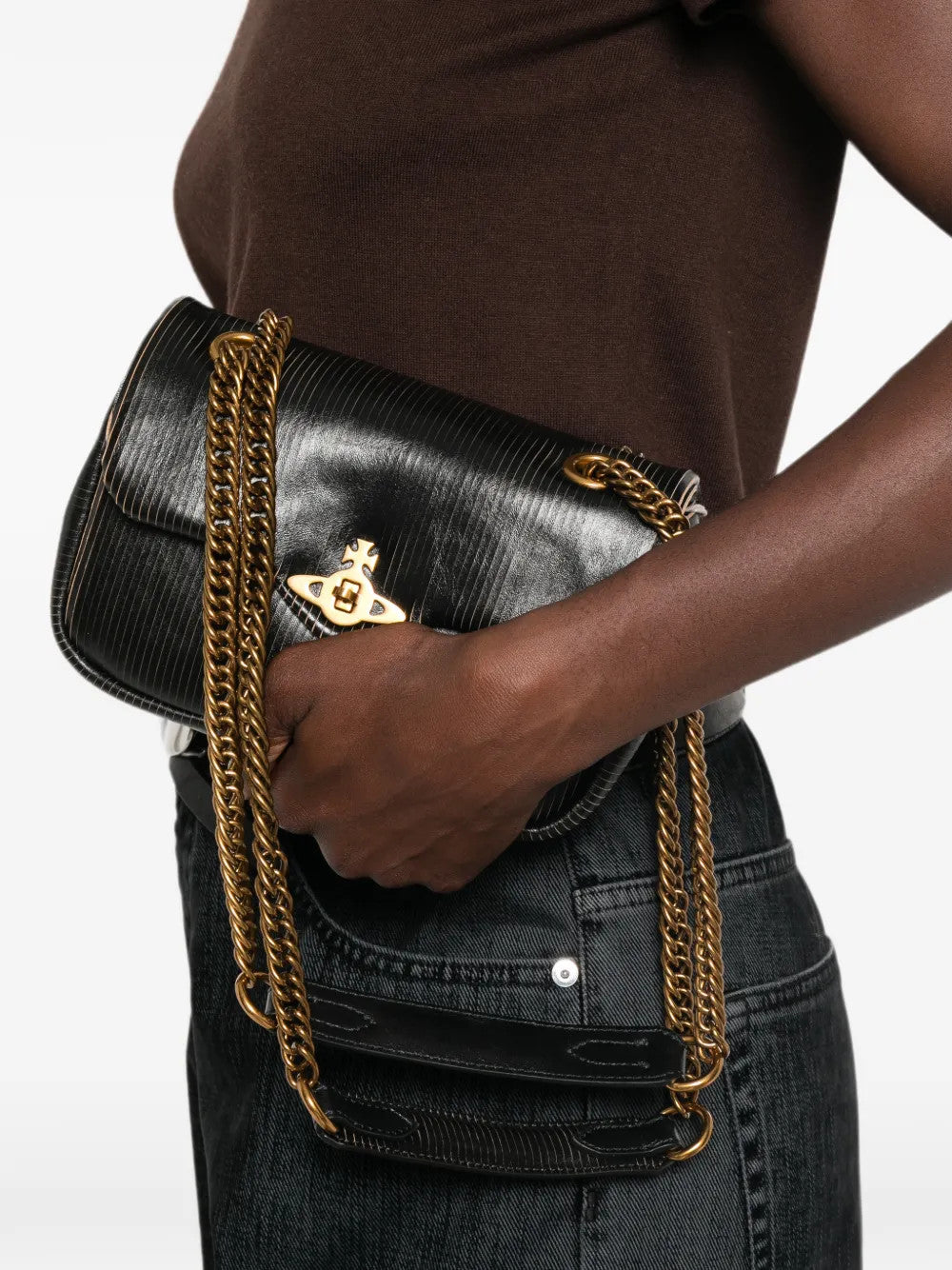Black bag, front view