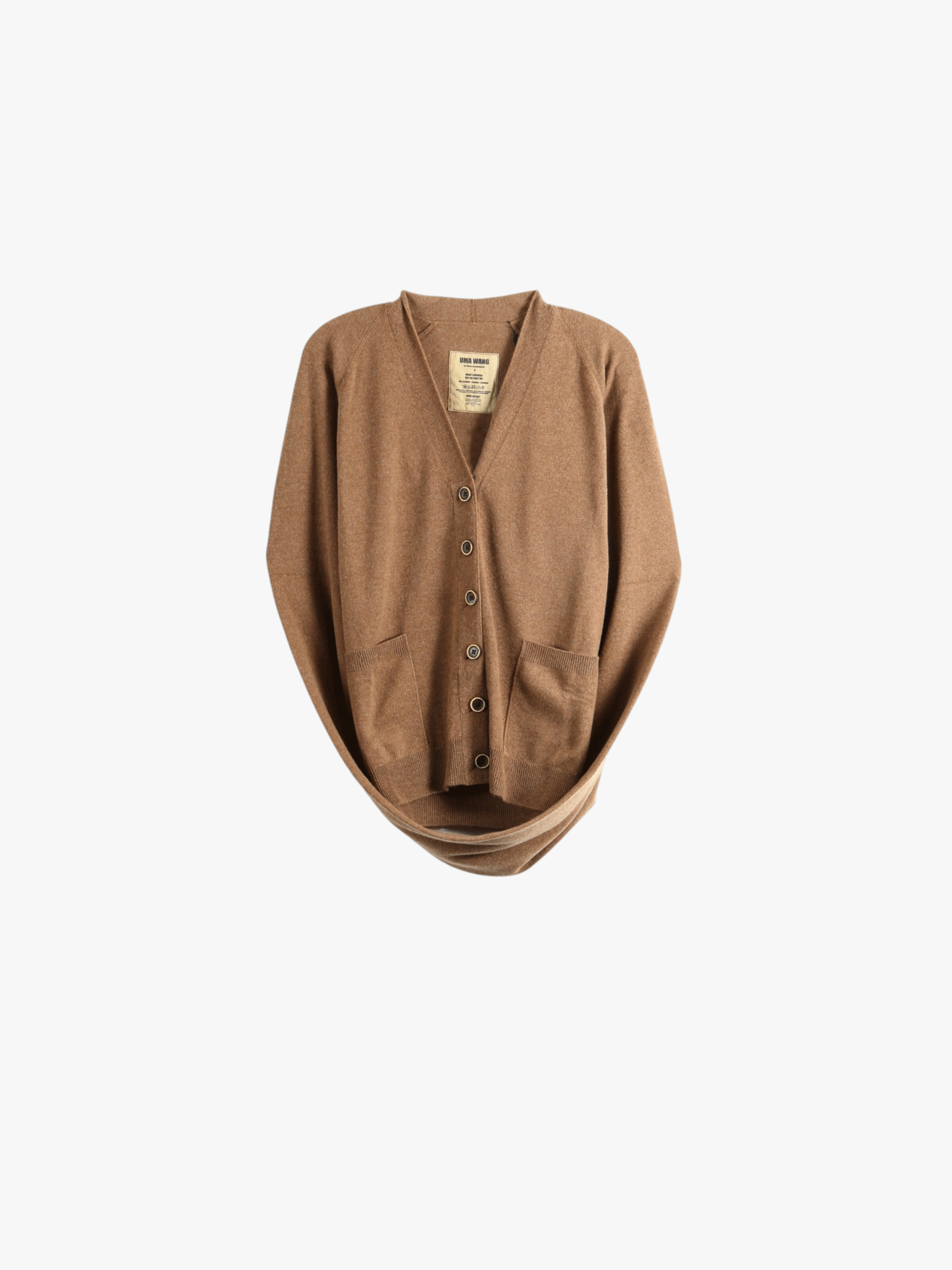 Brown knitwear, front view