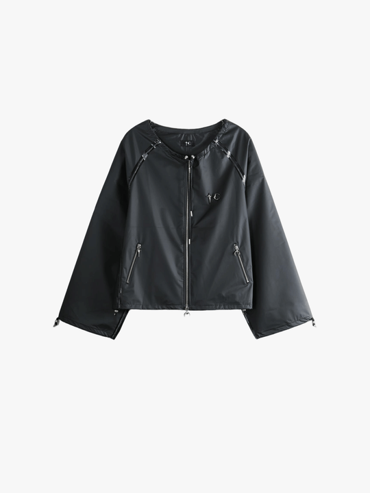 Black jacket, front view