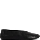 Black slipper, front view