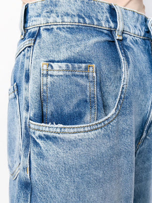 MAISON MARGIELA - Women 5 Pocket Demin Jean with Slash Detail