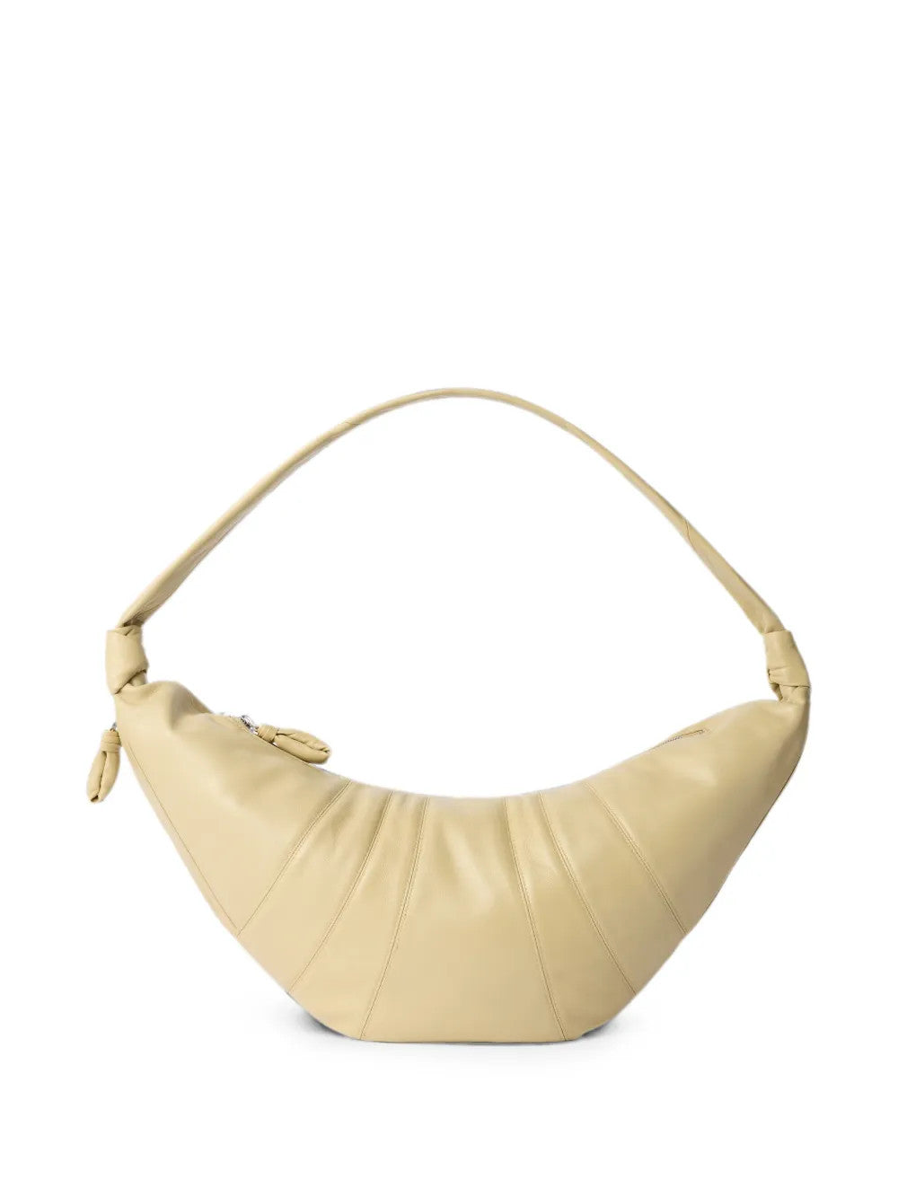 Tan bag, front view