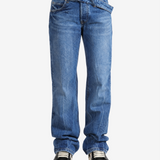 Blue jeans, full body view