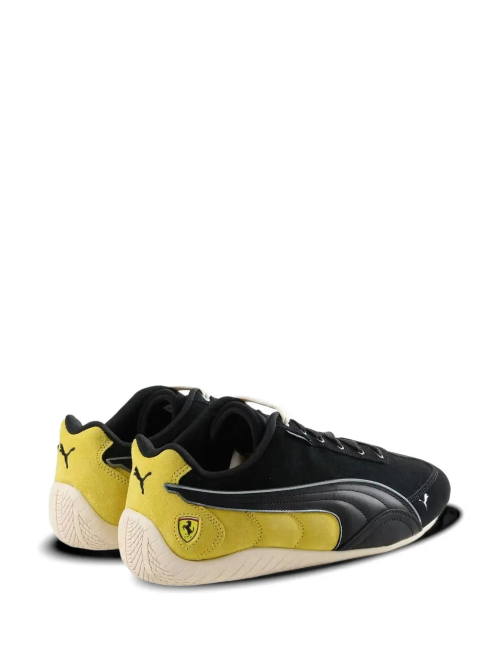 Black sneakers,back view