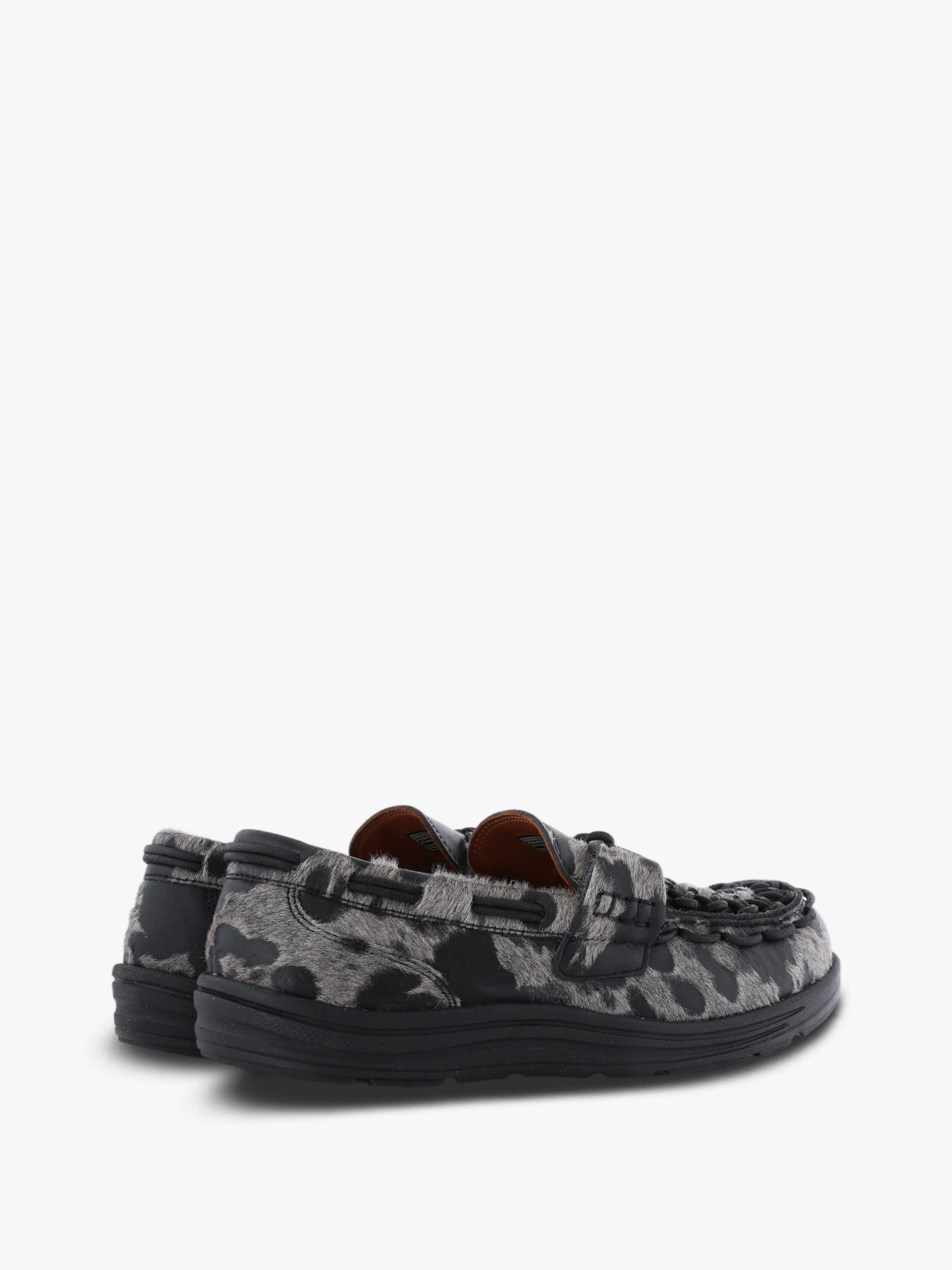 Grey shoes, side view