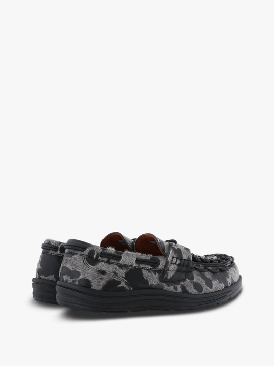 Grey shoes, side view