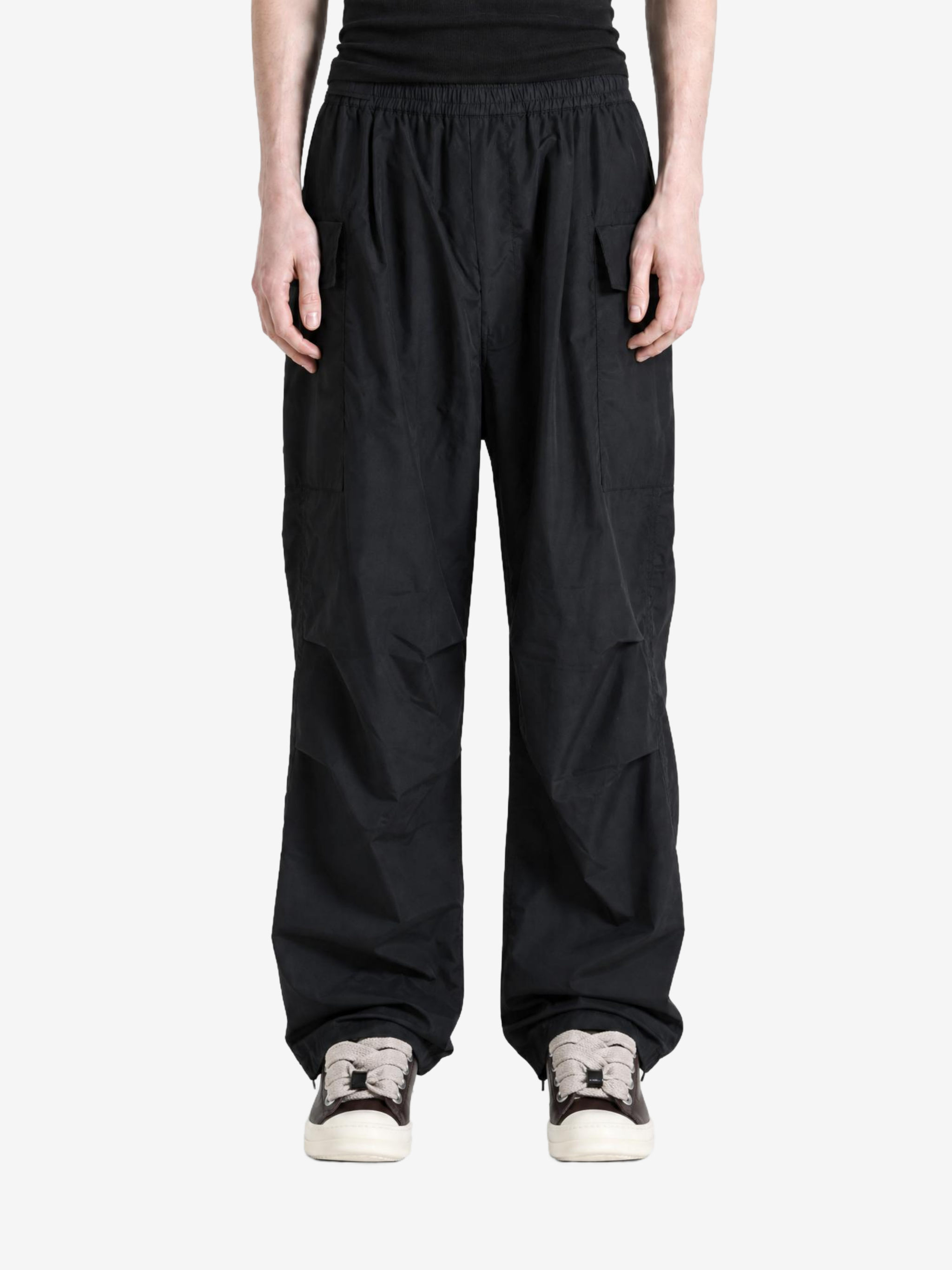 Black pants, full body view