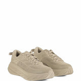 Tan shoes, front view