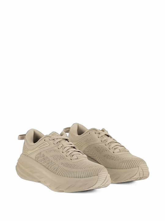 Tan shoes, front view