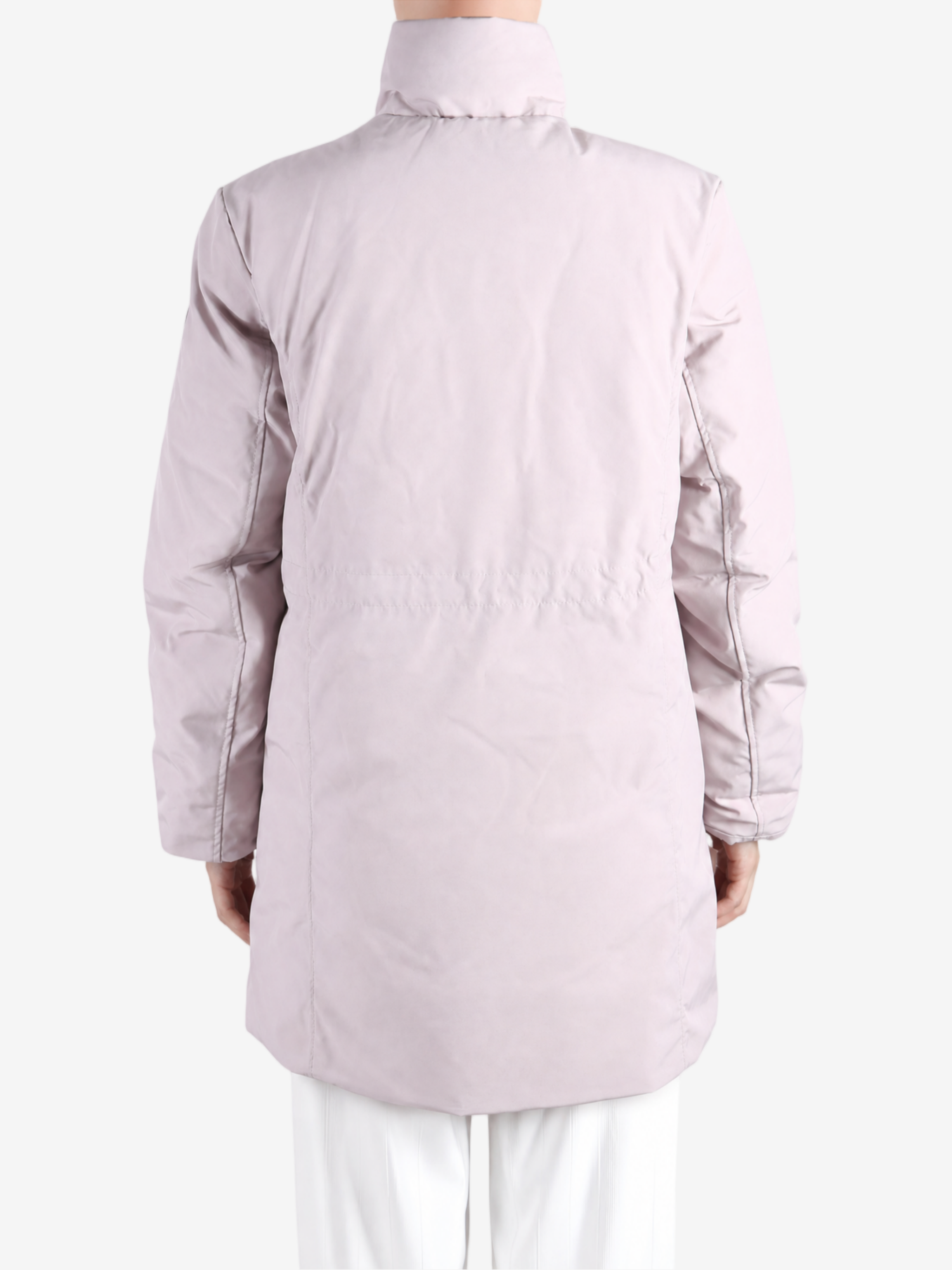 Pink jacket, full body view