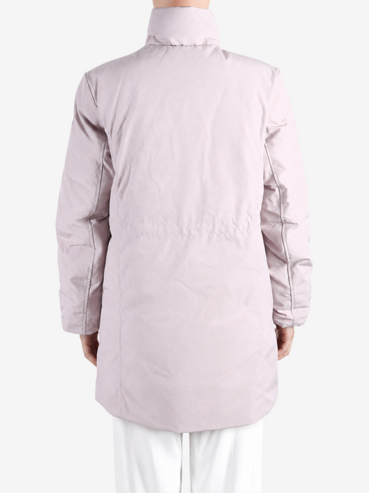 Pink jacket, full body view