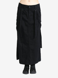 YOHJI YAMAMOTO LIMI FEU - Women Strap Detail Skirt