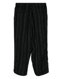 YOHJI YAMAMOTO POUR HOMME - Men Z-Stripe Coin Pocket Pants