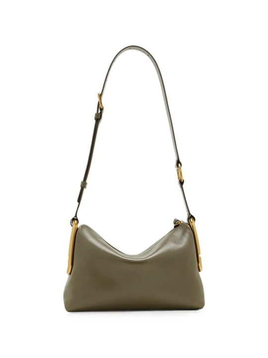 Green bag, front view