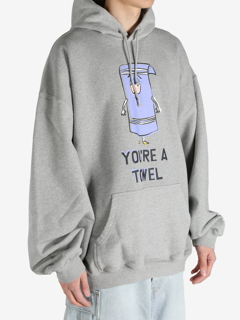 VETEMENTS - Unisex You're A Towel Oversized Hoodie