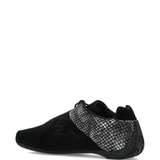 black sneakers,back view