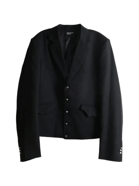 Black jacket, front view