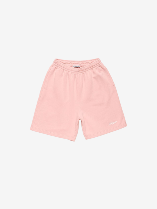 Pink shorts, front view