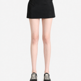 Black skirt, full body view
