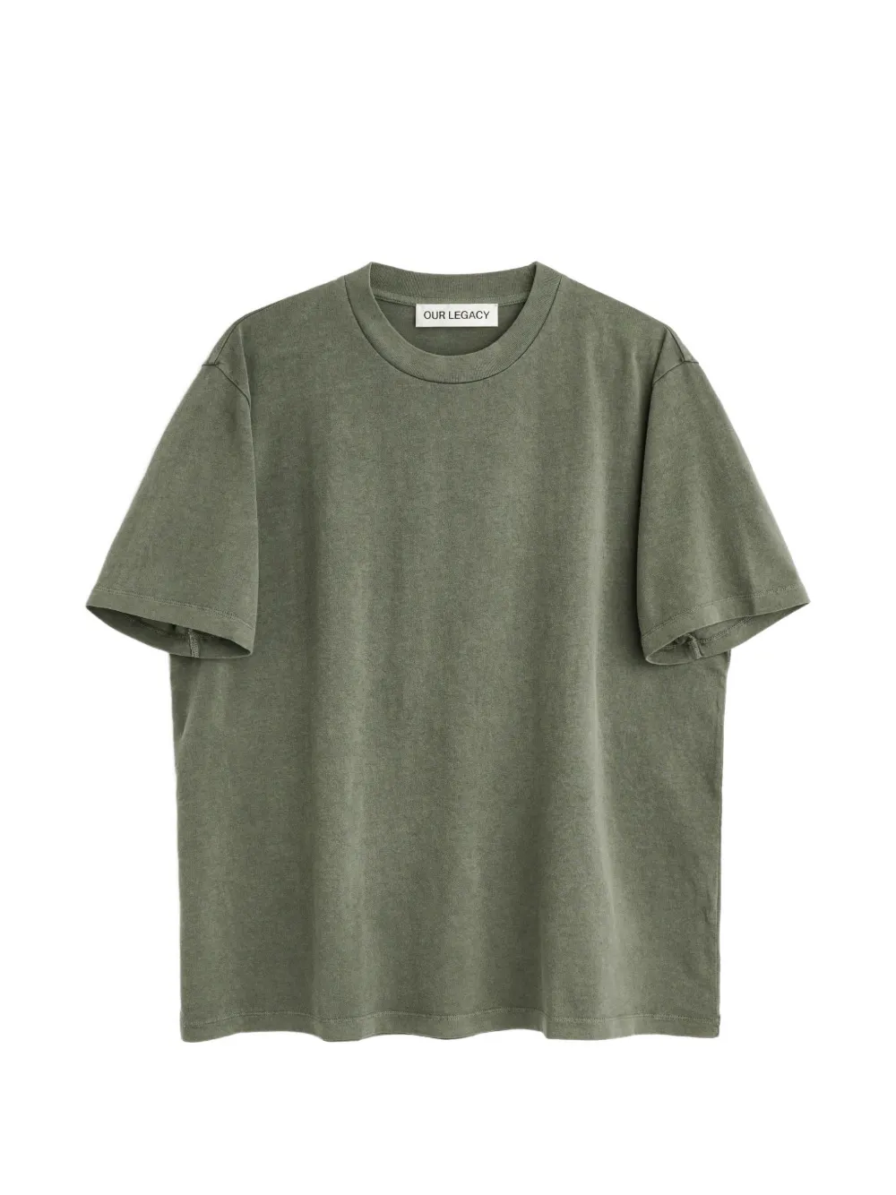 Green t-shirt, front view