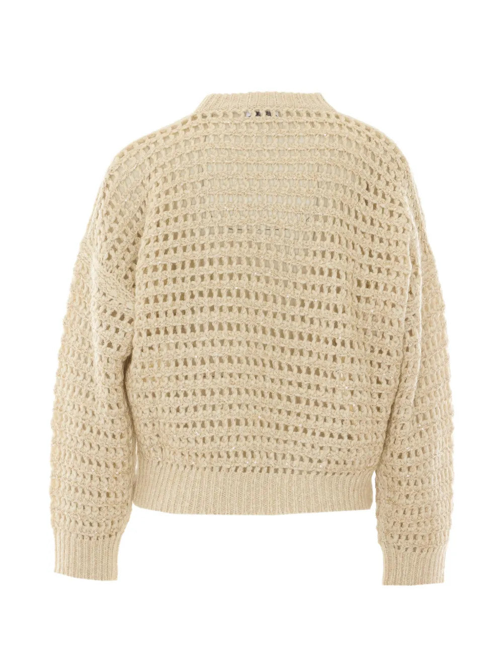 Tan hoodie, back view