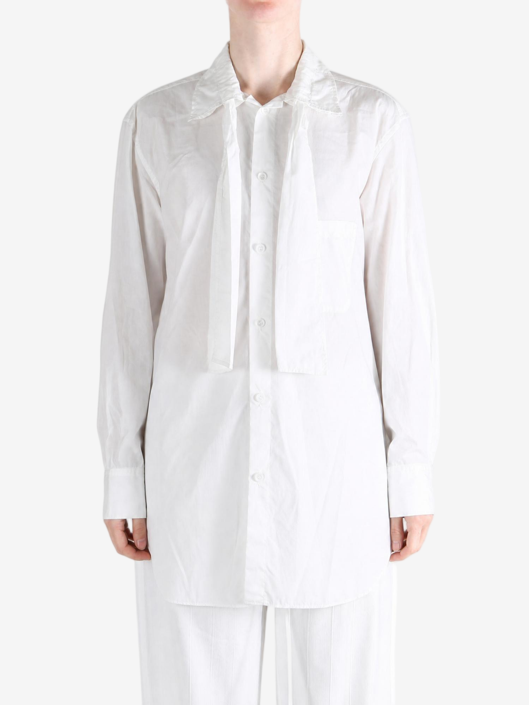 White shirt, full body view