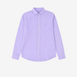 Purple shirt, front view