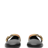Black flats, front view