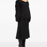 Black sweatshirt, full body view