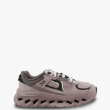 Purple shoes, front view