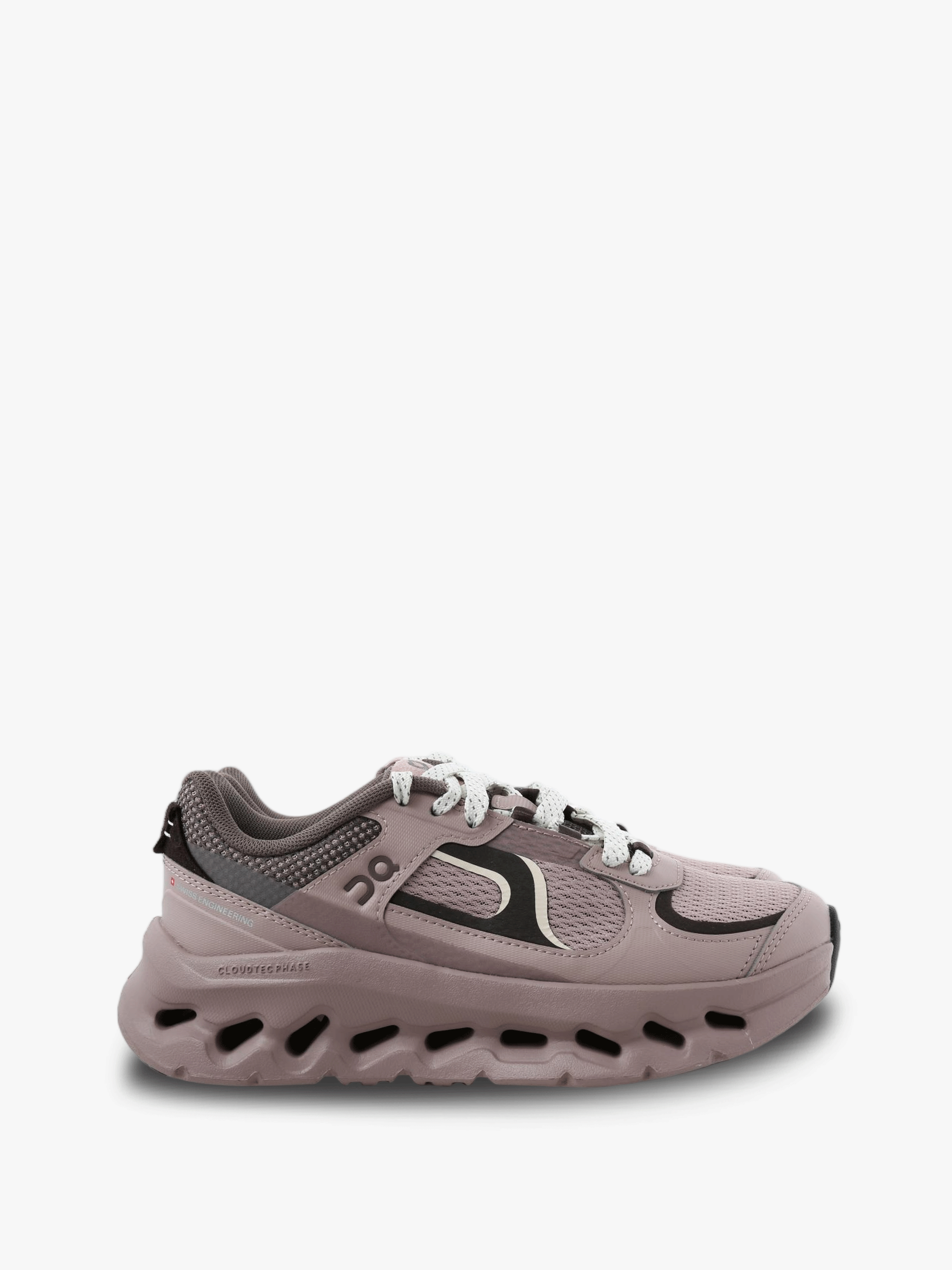 Purple shoes, front view