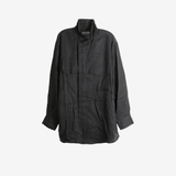 Black shirt, front view