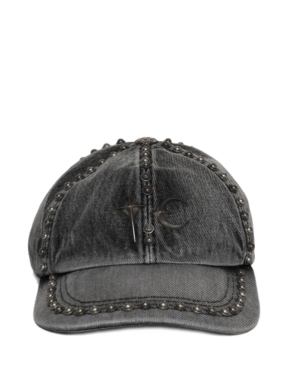 Grey hats, front view